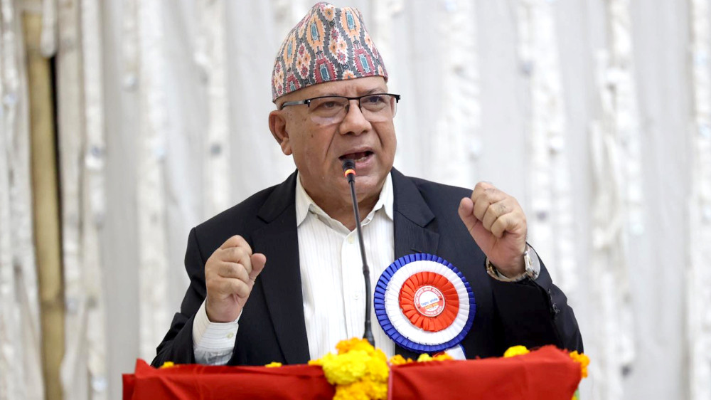 कांग्रेसलाई शत्रु ठानेर अगाडि बढे पार्टी सकिन्छ: अध्यक्ष नेपाल