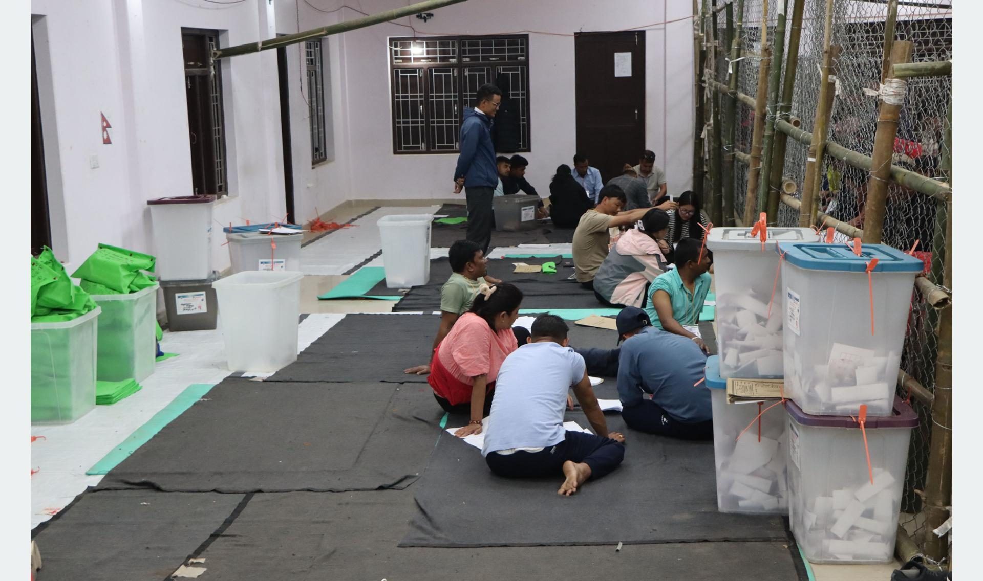 सङ्खुवासभामा चार स्थानबाट मतगणना