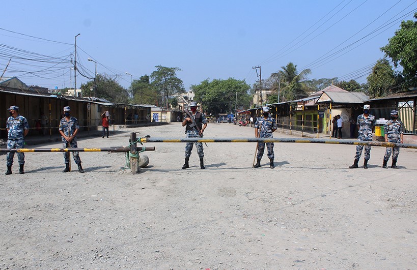 निर्वाचन शान्तिपूर्ण बनाउन सीमानाकामा सुरक्षा कडाइ