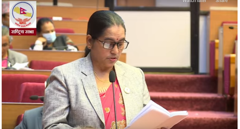 पक्राउ परेका मिटरब्याज पीडितलाई रिहा गर्न विमला घिमिरेको माग