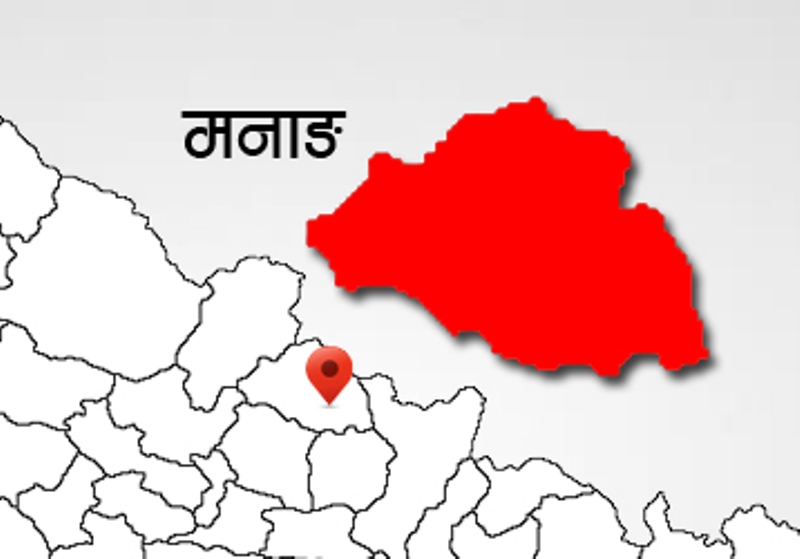 मनाङमा घर भत्किँदा एकको मृत्यु, सात जनाको सकुशल उद्धार