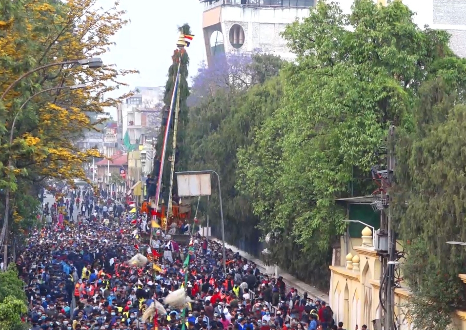 सेतो मत्स्येन्द्रनाथ रथयात्रा आजदेखि