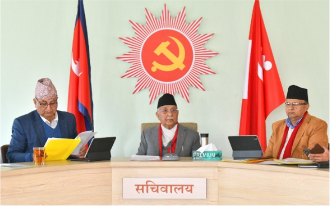 एमालेका ३० जना नेताहरू आज चीन भ्रमणमा जाँदै