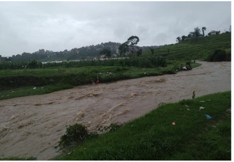 काठमाण्डौ उपत्यकाका सबै नदी र खोलामा बाढी