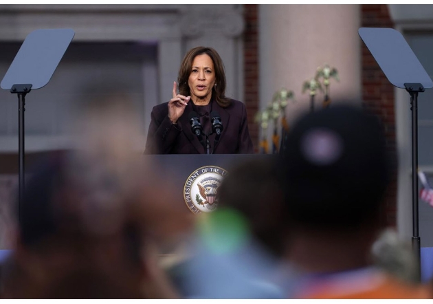 हारपछि ह्यारिसको पहिलो सम्बोधन, शान्तिपूर्ण सत्ता हस्तान्तरणमा जोड