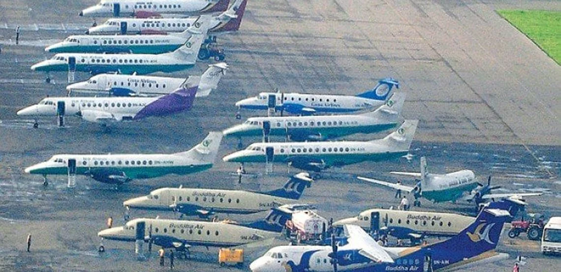 प्रतिकूल मौसमले हवाई उडान प्रभावित