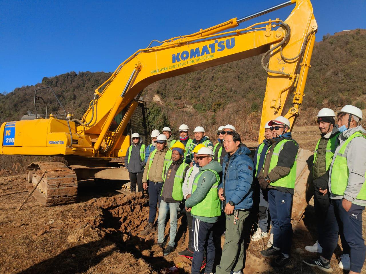 पाथीभरामा केबुलकार निर्माण सुरु