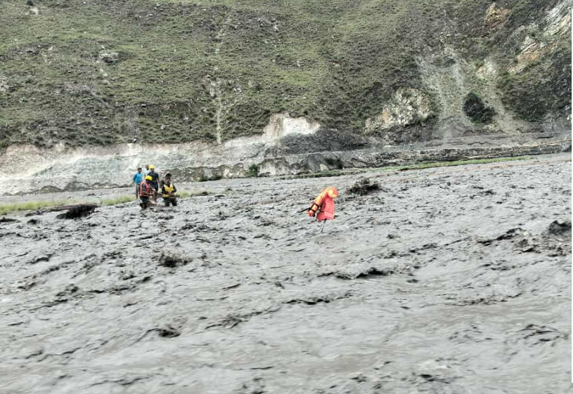 ठूलीभेरी नदीमा फसेका ४ जनाको सकुसल उद्धार