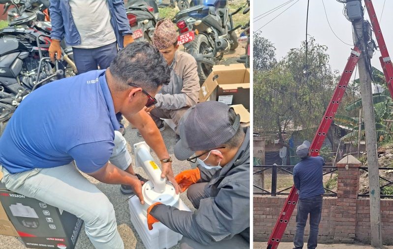 थापाथलीको सुकुमवासी बस्तीमा प्रहरीले राख्यो सीसीटीभी