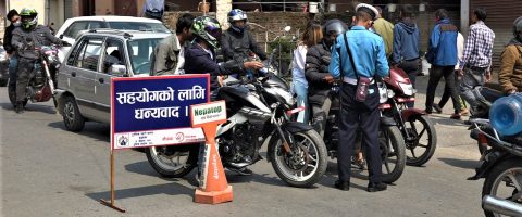 ट्राफिक कारबाहीमा २४ घण्टामा ११ लाख ५१ हजार राजस्व सङ्कलन