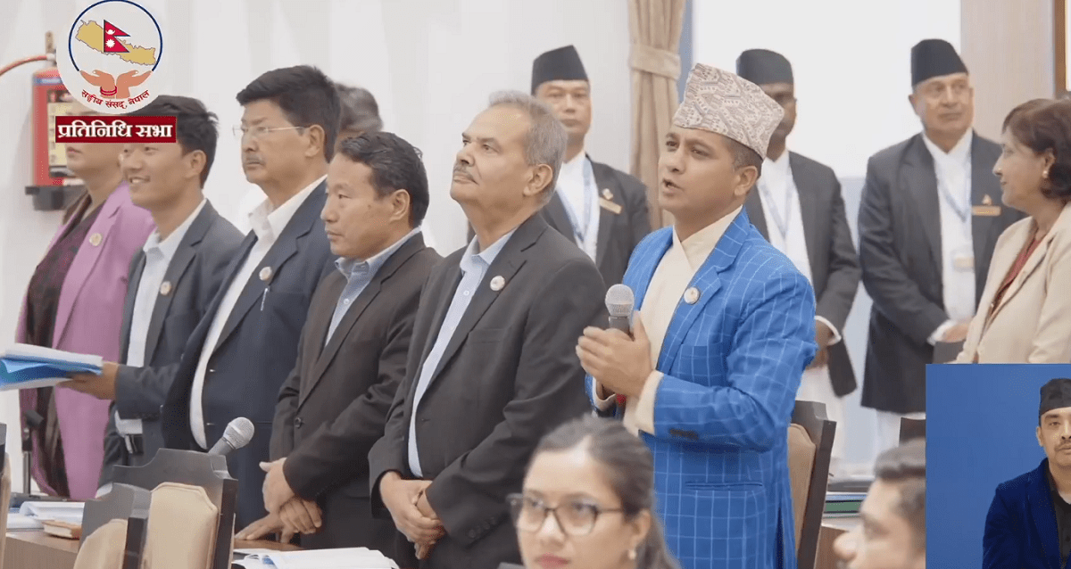 संसद् बैठकमा विपक्षी दलहरूको अवरोध
