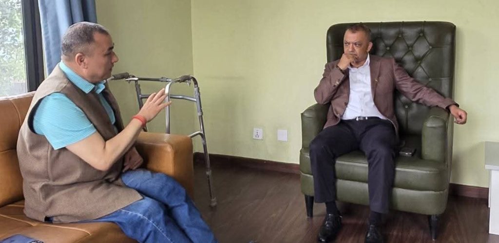 कांग्रेस सभापति थापा र सुदूरपश्चिमका मुख्यमन्त्री शाहबीच भेटघाट