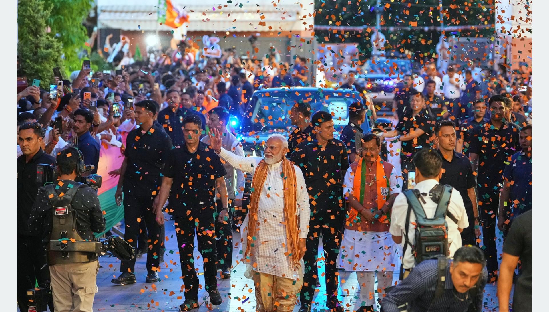 पश्चिम बङ्गालमा भाजपाको ऐतिहासिक अग्रता