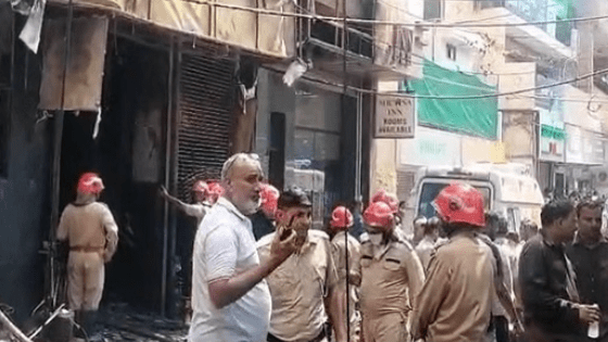 दिल्लीको रेस्टुरेन्टमा भीषण आगलागी : २० जनाको मृत्यु, ३८ घाइते