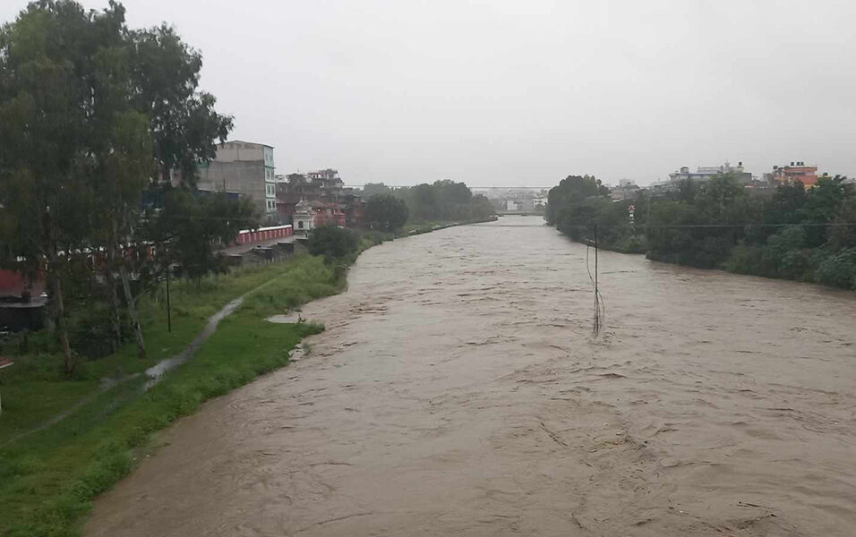 काठमाडौँसहित ३० जिल्लामा आकस्मिक बाढीको जोखिम
