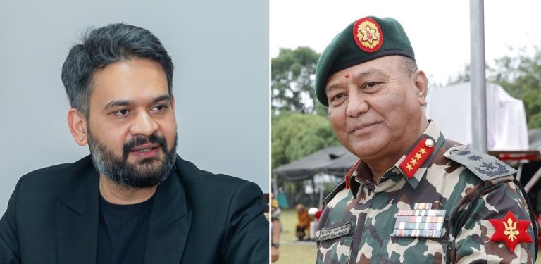 प्रधानमन्त्री शाह र प्रधानसेनापति सिग्देलबीच भेटवार्ता