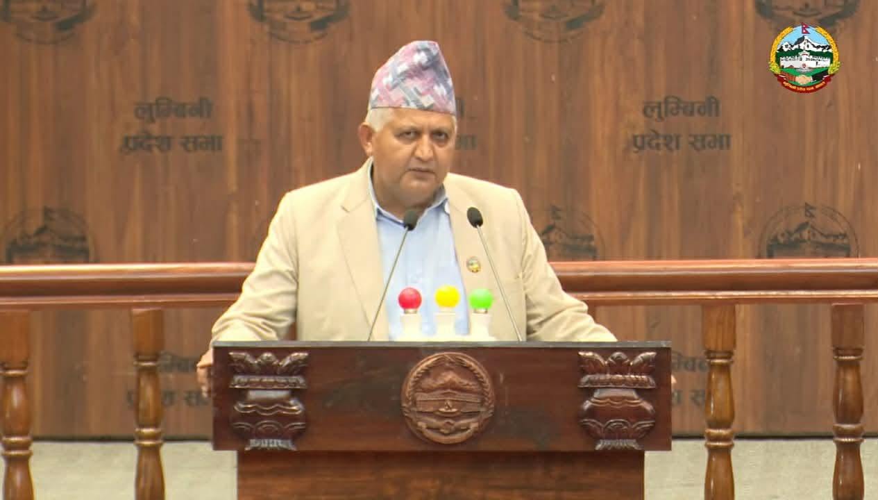 लुम्बिनीका मुख्यमन्त्री आचार्यले पाए विश्वासको मत