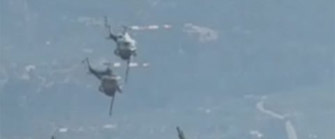 ग्रिसमा डढेलो निभाउने क्रममा दुई हेलिकोप्टर ठोक्किए, दुईजनाको मृत्यु