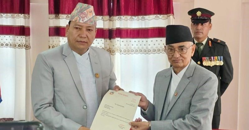 बागमतीको मुख्यमन्त्रीमा किरण थापा नियुक्त