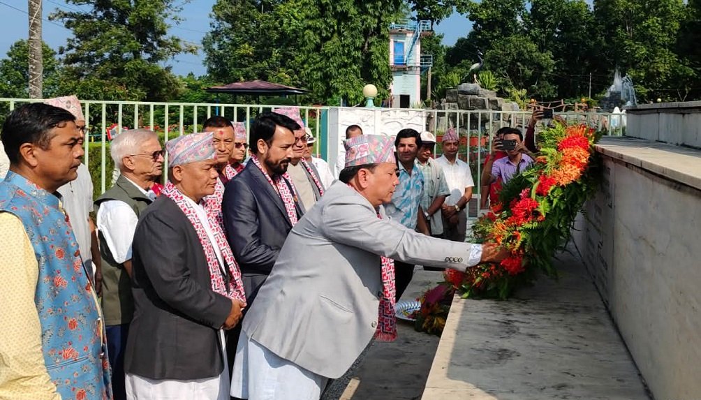 सहिदको त्यागबाट प्राप्त उपलब्धिको रक्षा गर्नुपर्छ : मुख्यमन्त्री थापा