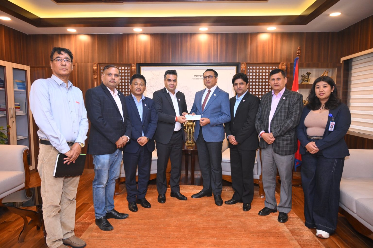 नाडाद्वारा बाढीपीडितको राहत तथा पुनःस्थापनाका लागि १० लाख रुपैयाँ सहयोग