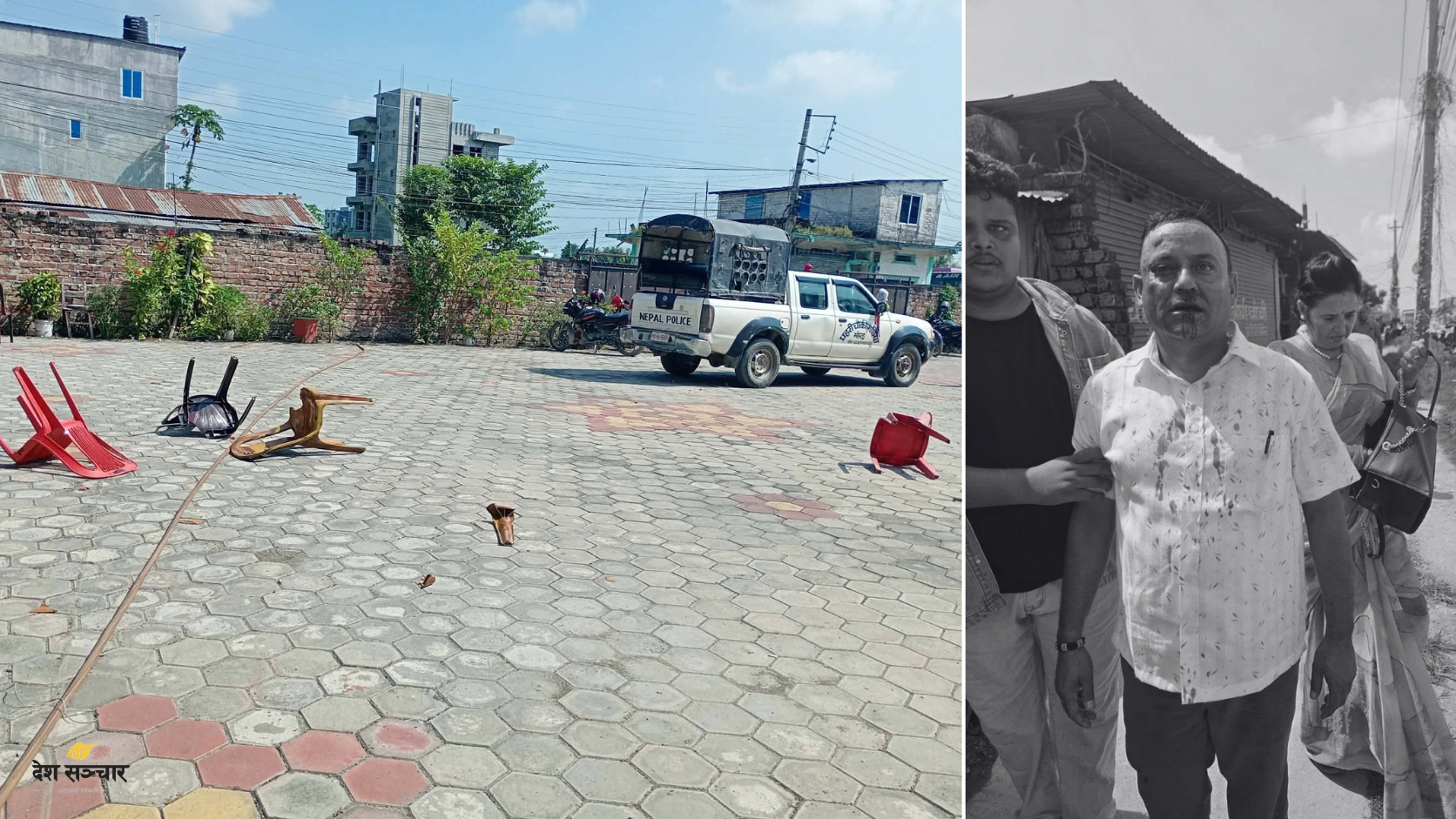 मोरङ–६ कांग्रेस अधिवेशनमा तनाव, झडपपछि निर्वाचन प्रक्रिया अवरुद्ध