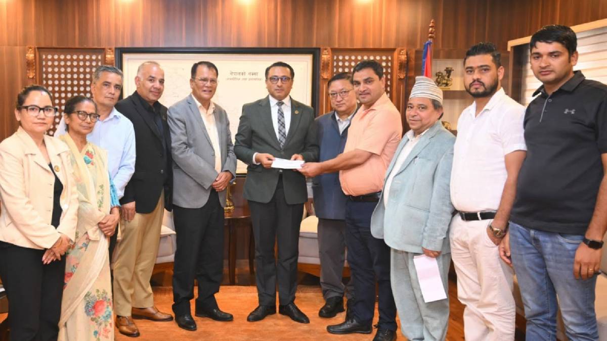 भोटेकोशी बाढी प्रभावितलाई कांग्रेसको एक करोड सहयोग