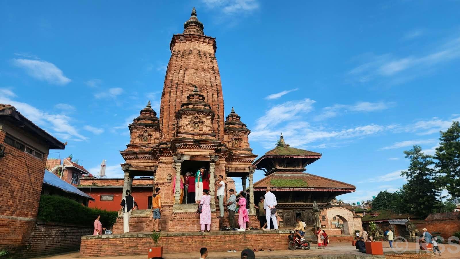 भक्तपुरमा केदारनाथ मन्दिर खुला : साँझ महाआरती गरिँदै