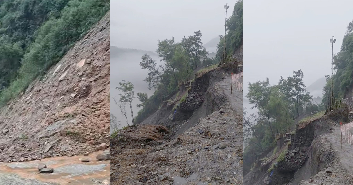कृष्णभीरसहित पृथ्वी राजमार्गका सात ठाउँमा पहिरो