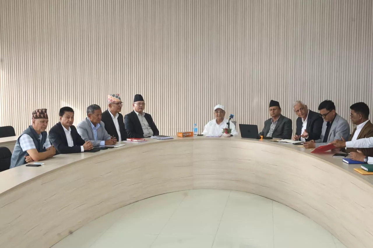 एमाले सचिवालयमा स्थायी कमिटी गठनबारे छलफल