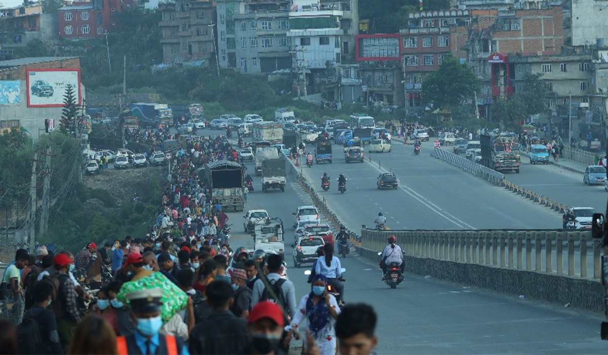 साढे दुई लाखले छाडे काठमाडौं उपत्यका